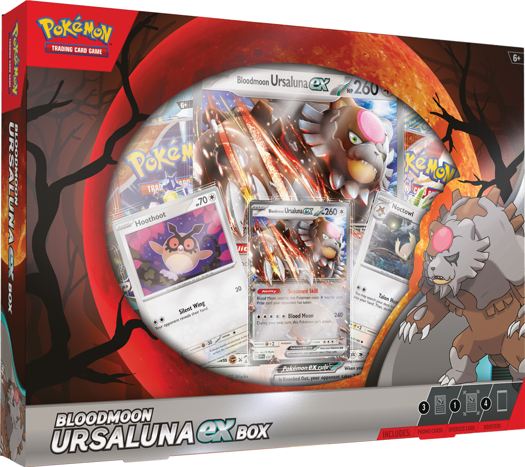 Pokémon Bloodmoon Ursaluna Ex Box