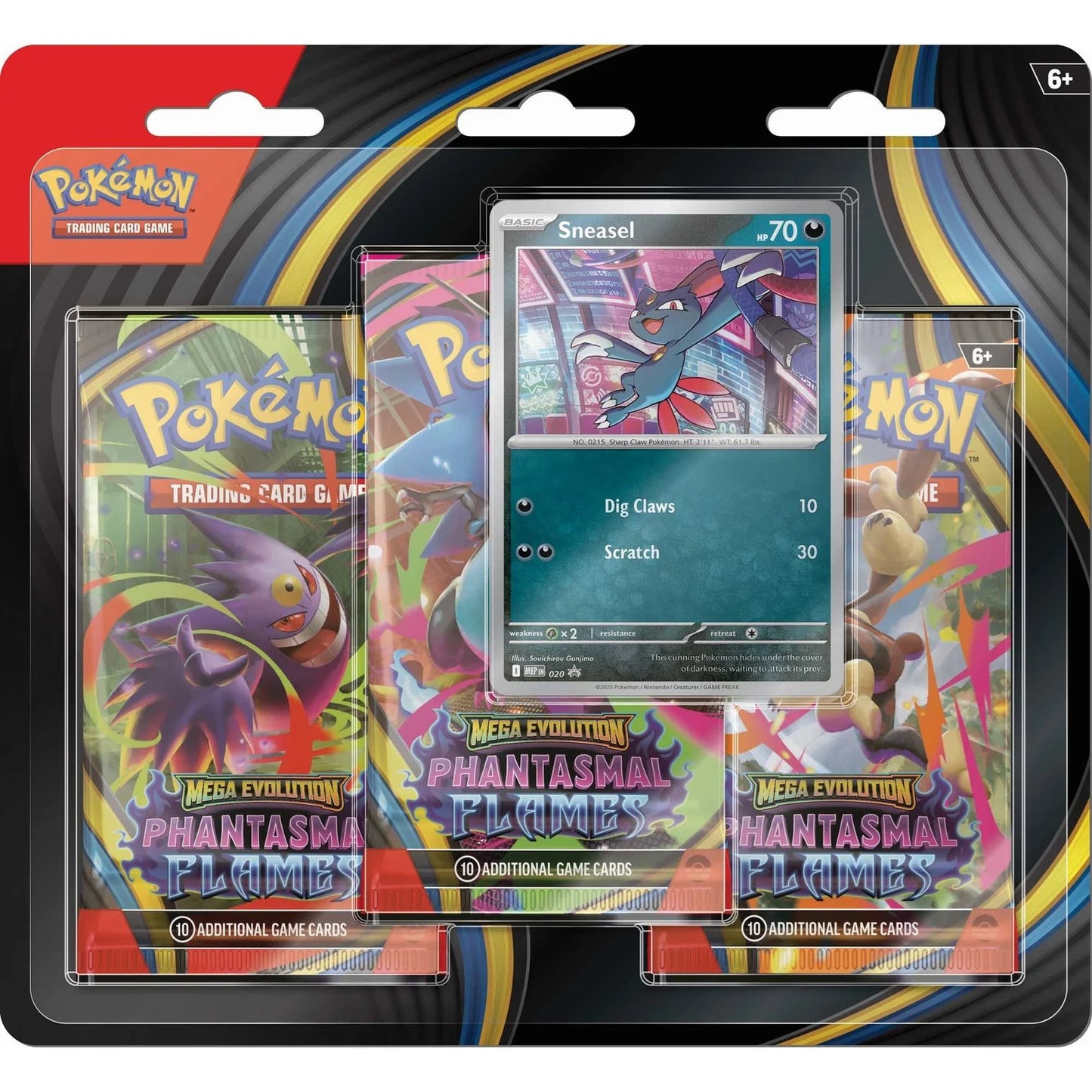 Pokémon Phantasmal Flames 3-pack Blister ( PRE ORDER )(14/11/2025)