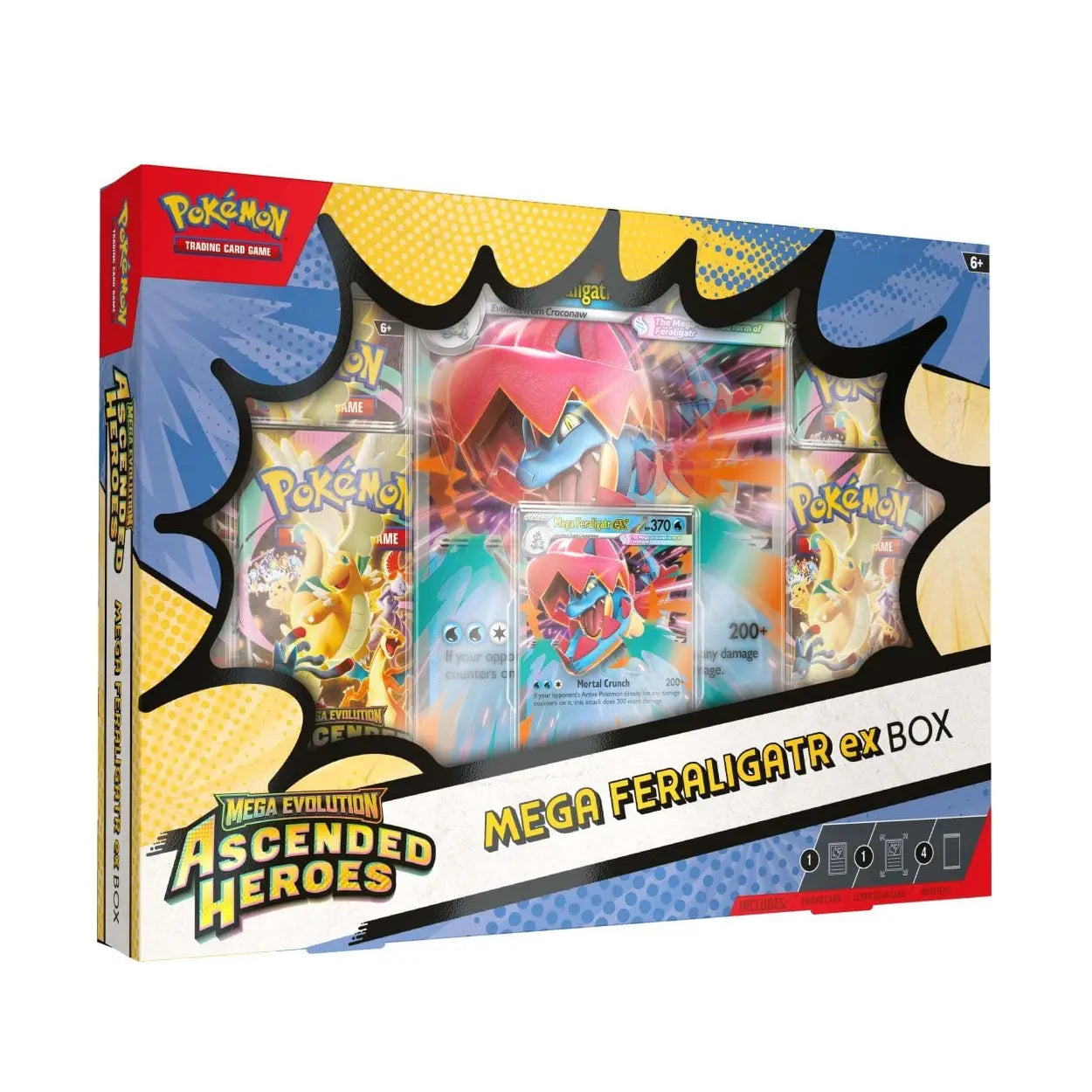 Pokémon Ascended Heroes - Mega Feraligatr EX Box