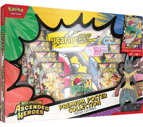 Pokémon Ascended Heroes Premium Poster Collection Mega Lucario
