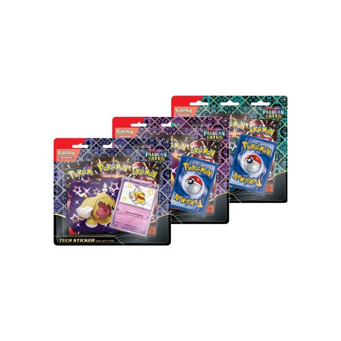 Pokémon Paldean Fates 3 Pack Blister (Livestream)