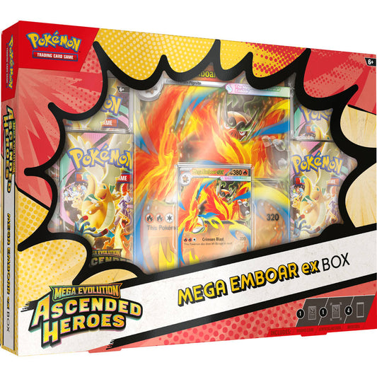 Pokémon Ascended Heroes - Mega Emboar EX Box